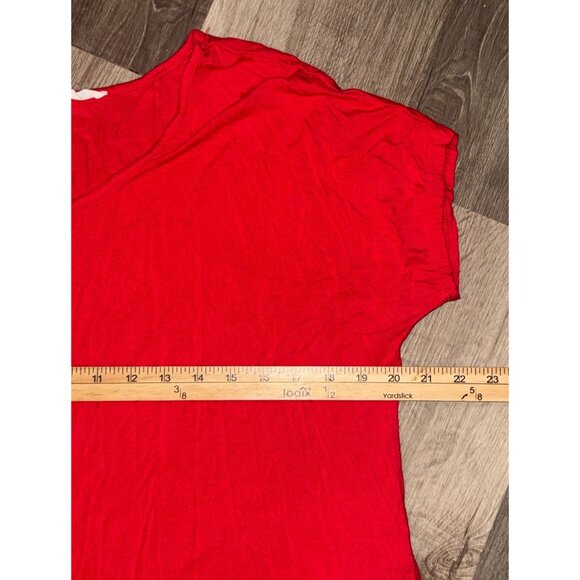 BomBom Womens Red Casual T-Shirt Dress Small - Picture 7 of 7